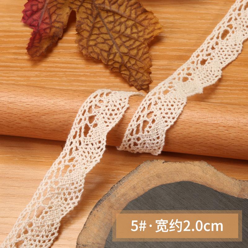 Полое кружево ручной работы своими руками Декоративный кружевной ремешок Одежда Скатерть Шторы Ткань Материал Хлопковая нить Кружевной край