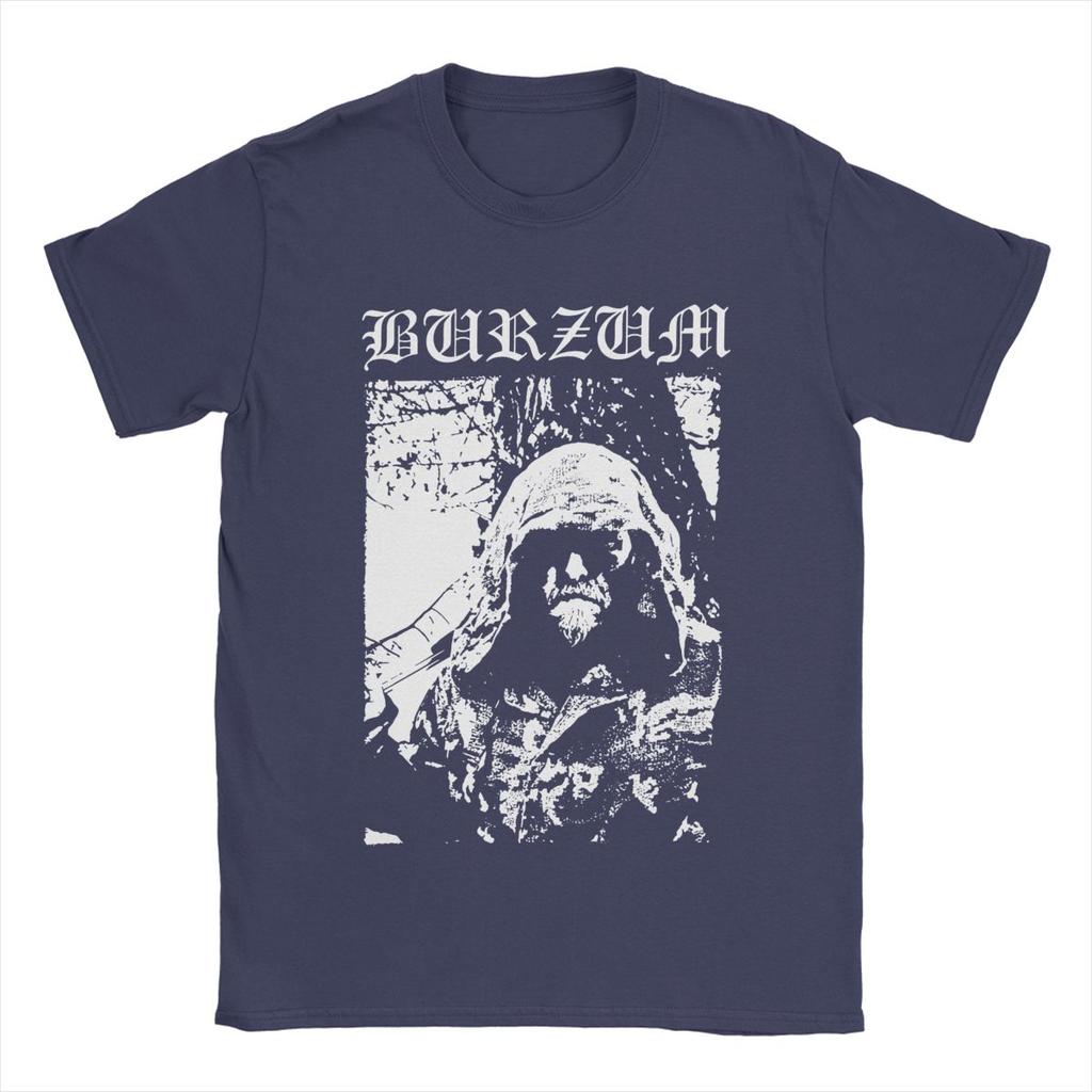 Мужская футболка Burzum Awesome Хлопковые футболки с коротким рукавом Футболка с круглым вырезом Одежда Большой размер