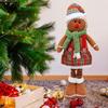 Gingerbread Man Doll Christmas Gingerbread Man Ornaments Extension Leg Christmas