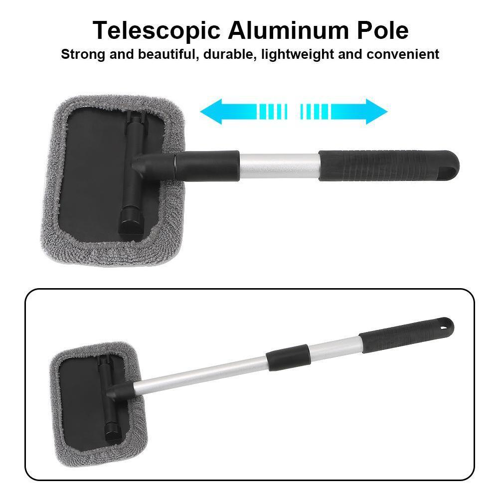 Набор из 9 предметов, щетка для мытья окон автомобиля, длинная ручка, очиститель для мытья ветрового стекла, чистящий инструмент P9F2
