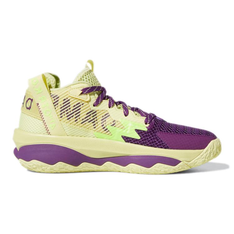 adidas D Lillard 8 Нескользящие Устойчивые к истиранию Низкие Баскетбольные кроссовки для выступлений Фиолетовые GY2906