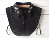 Korean Blouse Fake Collar Handmade Inlaid Diamond Collars Beaded Shirt Fake Collars White Fake Collar Manufacturers