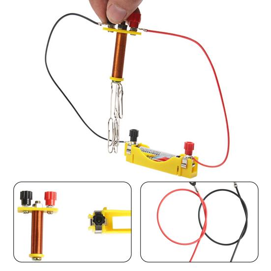 Easy-operating Magnetic Easy-assembled Metal Physics Learning Circuit Model Kit for Child Magnet Experiment Toy
