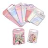 10Pcs Plastic Laser Colored Jewelry Packaging Bag Handmade Beads Bag Package