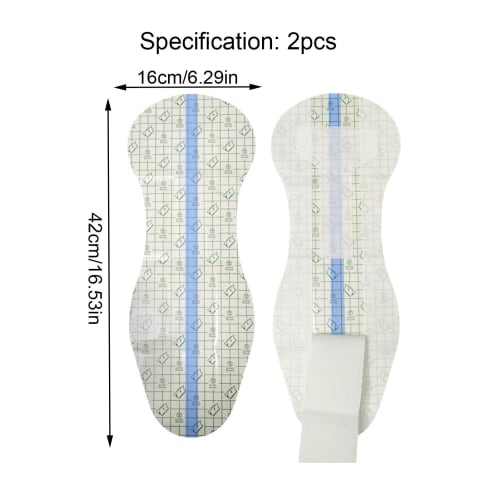 Swim Panty Liners | 4-Piece Menstrual Pads for Pool Use | Women's Private Patch Swim Panty Liners | Period Pads for Swimming, Safe, Waterproof, Femini