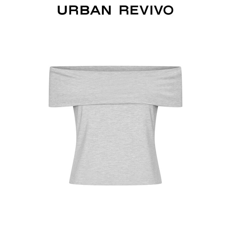 UR Women's Off-Shoulder Slim-Fit T-Shirt