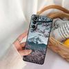 Чехол для телефона в японском стиле Арт Укиё-э для Samsung Galaxy S25 S24 Ultra S23 Plus S20 S21 FE S22 S24FE 5G Чехлы Черный Мягкая Крышка