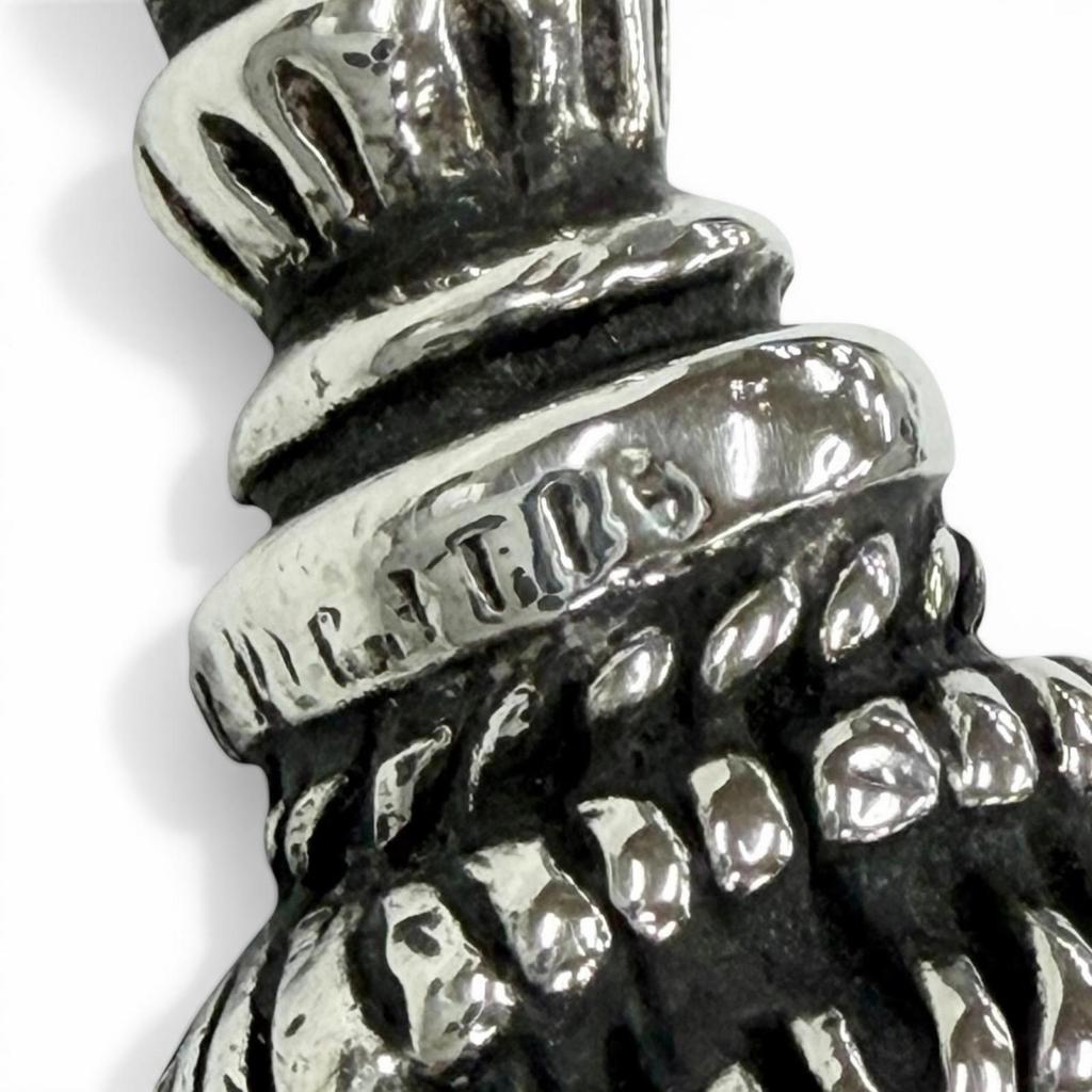 Excellent CHROME HEARTS Pendant top CROW Old Necklace Pendant Silver 925 mens Used