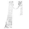 Wedding Arch Draping Fabric White Lace Drapes Sheer Backdrop Curtain for Wedding Ceremony Birthday Party Bridal Shower Decoration