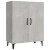 vidaXL Sideboard Betongrau 70x34x90 cm Holzwerkstoff
