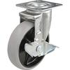 TRUSCO TYS Series Swivel SP with Urethane Wheels, 125mm, TYSUB-125