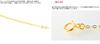 Royal Jewelry Платина 850 Золото 18 карат Зеркальное Кольцо 14кгф Цепь Длинное Ожерелье 85см [ROYAL JEWELRY] (ПТ850)