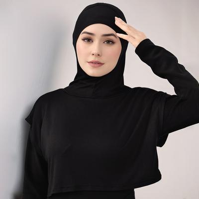 Новый мусульманский никаб спортивный модальный хиджаб абайя хиджаб для женщины абайи женские джерси исламский головной платок тюрбаны шелковый тюрбан мгновенная обертка