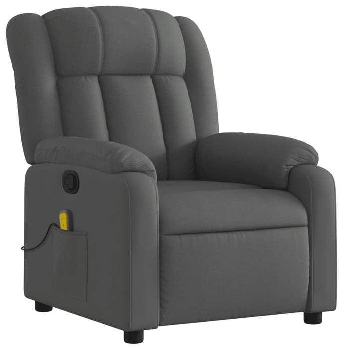 VidaXL Fauteuil de Massage Inclinable, Chaise avec Repose-pieds, Siège avec Dossier et Accoudoirs Salle de Séjour, Moderne, 373587
