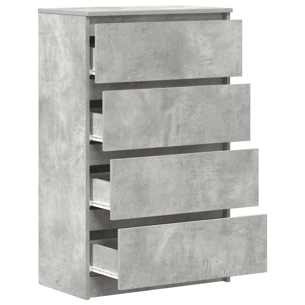 Sideboard Concrete Grey 60 x 35 x 98.5 cm Engineered Wood