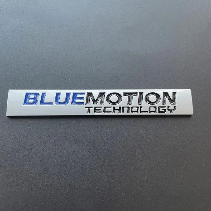 3D Metal Blue Motion Logo Bluemotion Emblem Car Trunk Badge Decal For VW Passat Polo MK6 Golf 7 Bluemotion Sticker Accessories zf4