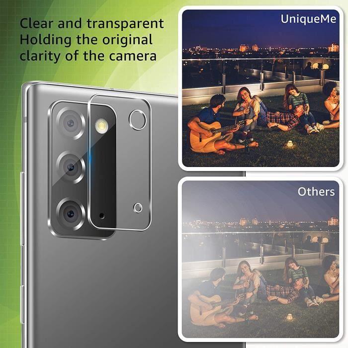 [2+3 pièces] Verre Trempé et Protection Camera pour Samsung Galaxy Note 20 6,7 Pouces avec Outil d'installation Note 20 Verre