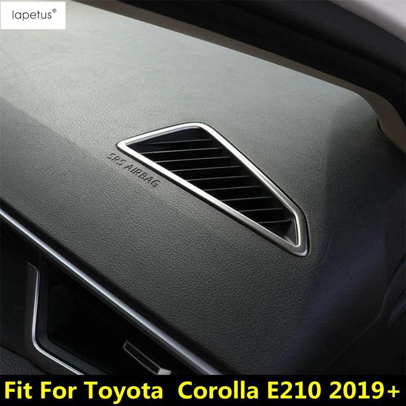 Central Console Dashboard Air AC Vent Outlet Frame Cover Trim For Toyota Corolla E210 - 2025 Stainless Steel Accessories