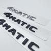 For A B C E G S ML SL CL GLA CLA Class 4MATIC 4 MATIC Trunk Chrome Matte Black Letters Emblem Badge Sticker