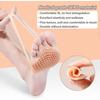 12 Pieces Silicone Forefoot Pads With Perforated Breathable Pain Relief Footpads
