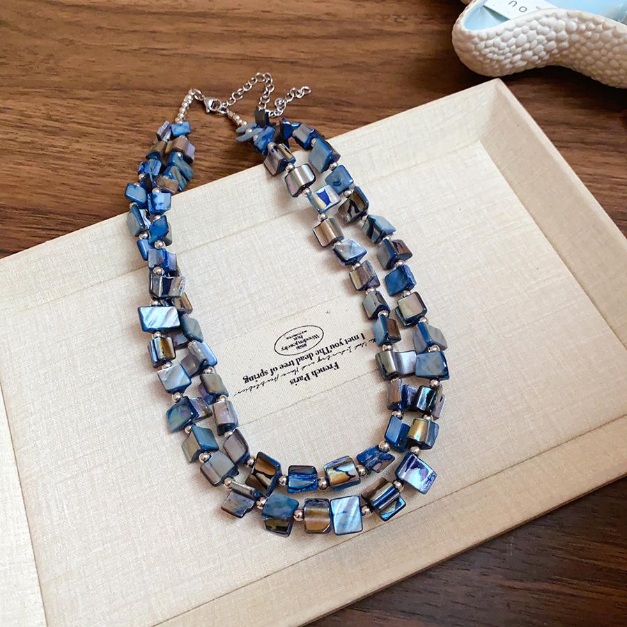 Необычное красочное ожерелье Женские украшения Геометрические аксессуары Подарки для вечеринки