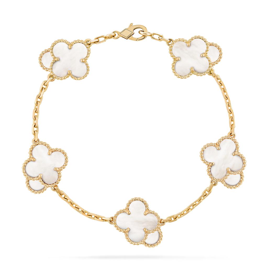 Trendy New Four-leaf Clover Bracelet Handwear Fashion Women's Five-flower Bracelet