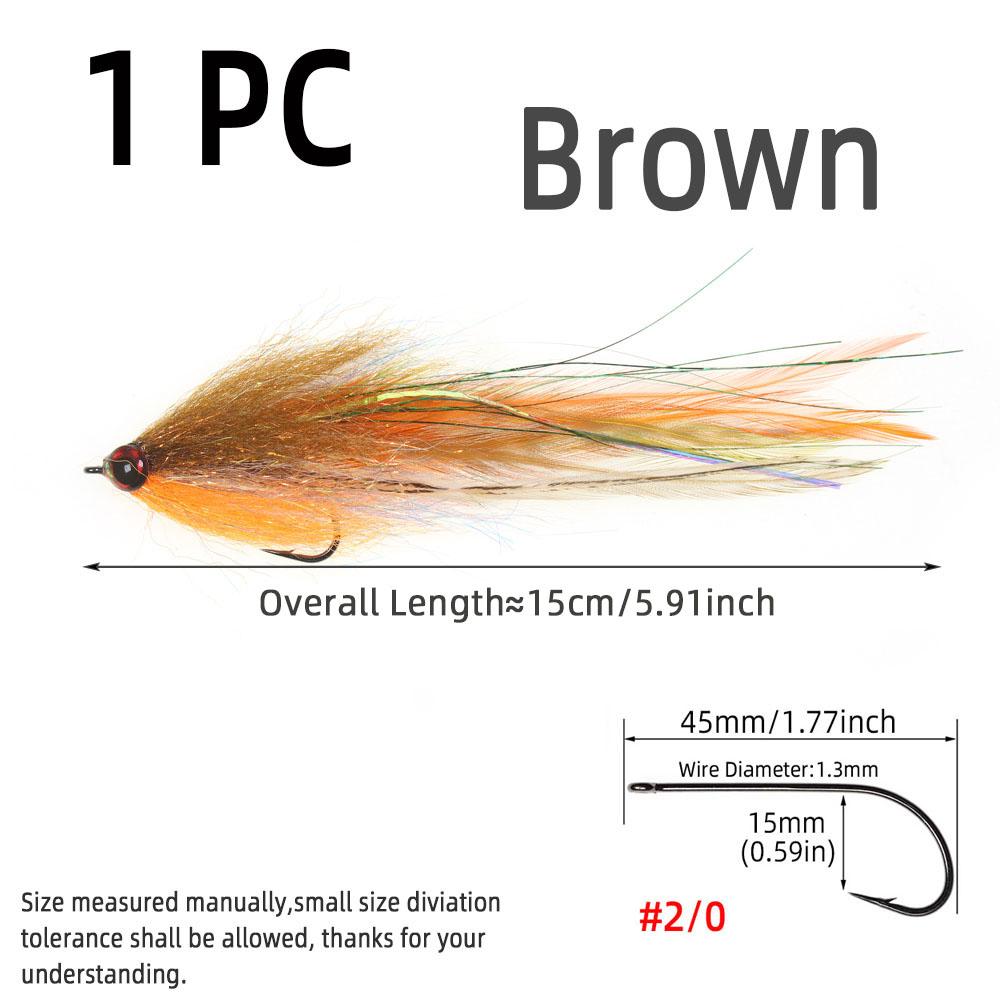 1шт #2/0 большой стример мушка для соленой воды гризли хакль мушки для крупной дичи лосось окунь щука форель голавль искусственные приманки