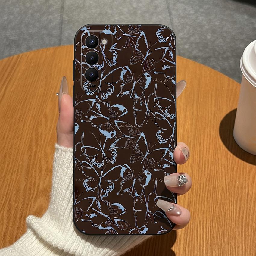 Чехол для Tecno Camon 18 Premier 18P 18T 18i Золотая Лошадь Мягкий Матовый Силикон Ударопрочный Чехол для Телефона Для Tecno Camon18 Задняя Крышка