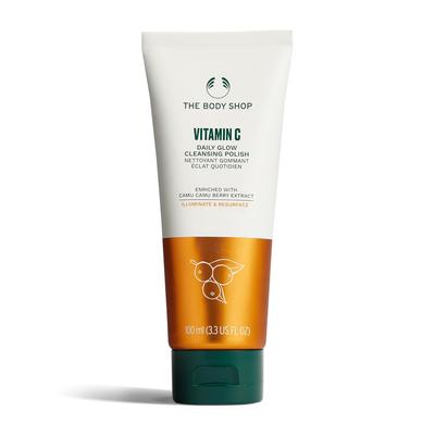 Очищающий полироль для лица Vitamin C Daily Glow 100 мл Отшелушивающее средство для умывания для тусклой уставшей кожи Сияние