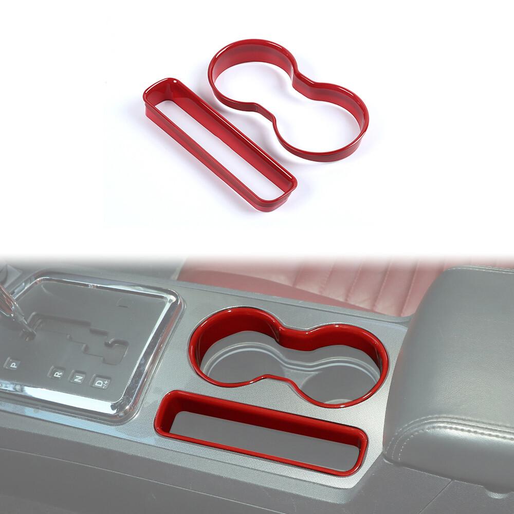 Red Car Interior Console Panel Trim Cover for Dodge Challenger 09-14 Accessories