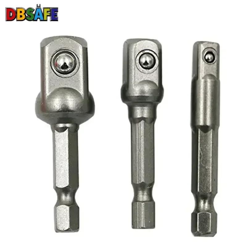 3 шт. адаптер для сверлильного патрона ударная дрель удлинитель сверла адаптер для стержня 1/4 3/8 1/2 размер сверло с шестигранным хвостовиком и квадратной головкой