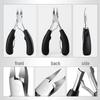 Nail Clippers & Scissors Set: Sharp Pliers, Pedicure Knife, and Pointed Scissors
