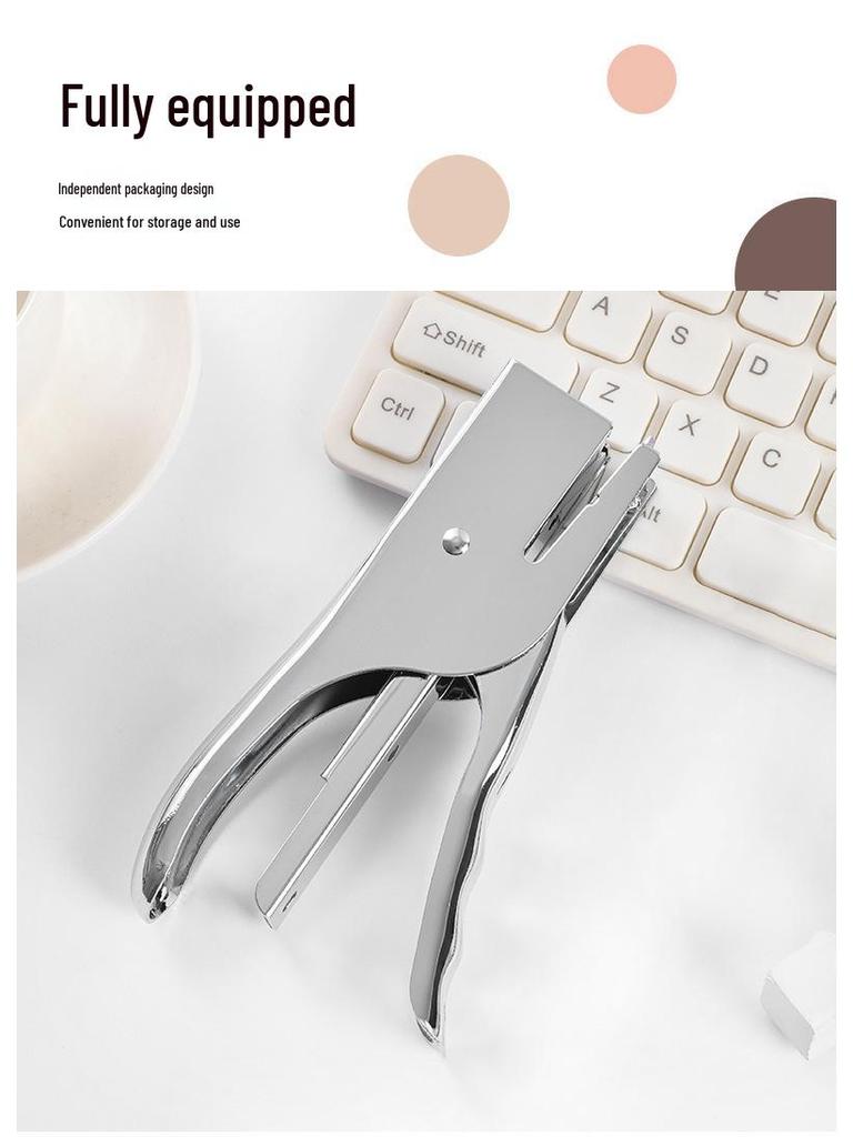 Durable Handheld No. 12 Stapler for Easy Packaging