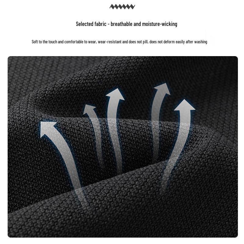 Men's Wide-Leg Curved Hem Casual Pants