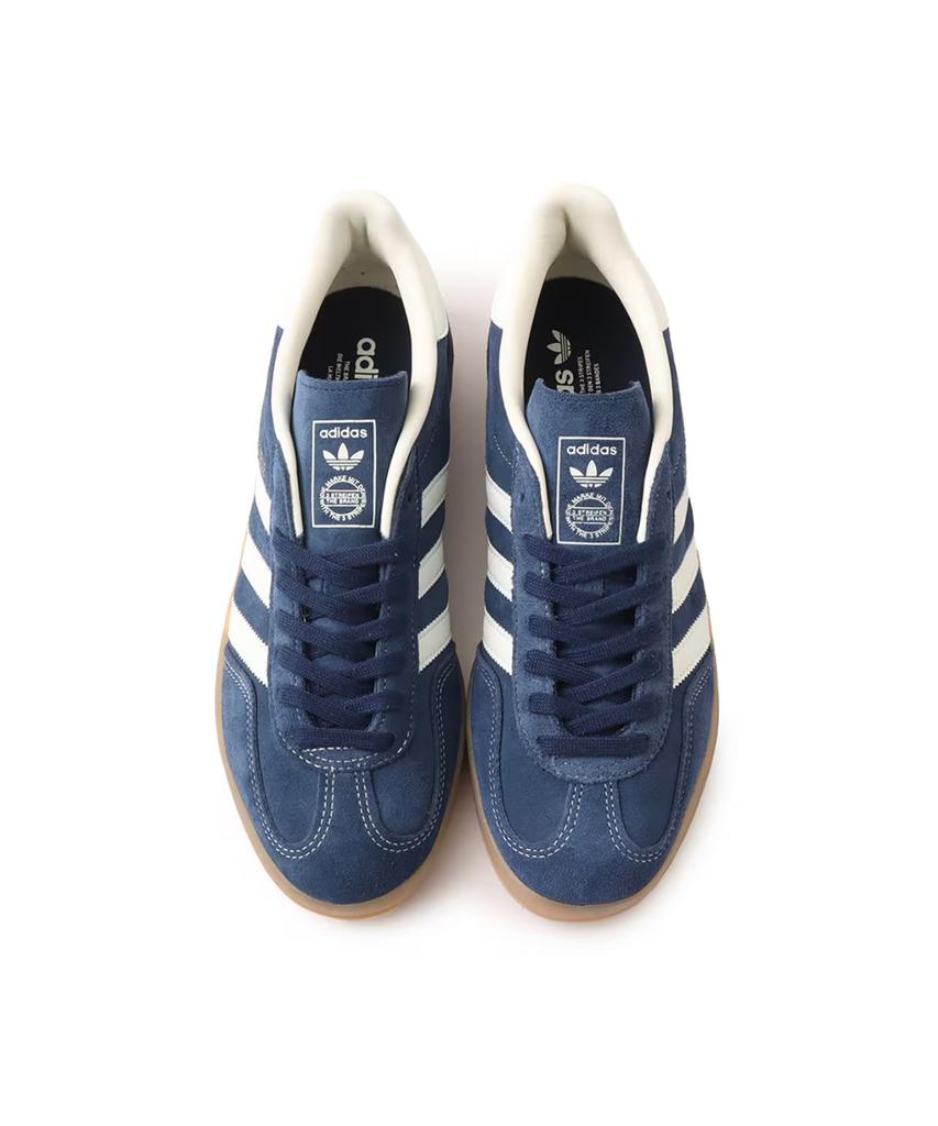 JQ8393 adidas Originals Gazelle Indoor Ночной Индиго Белый (Мужской)