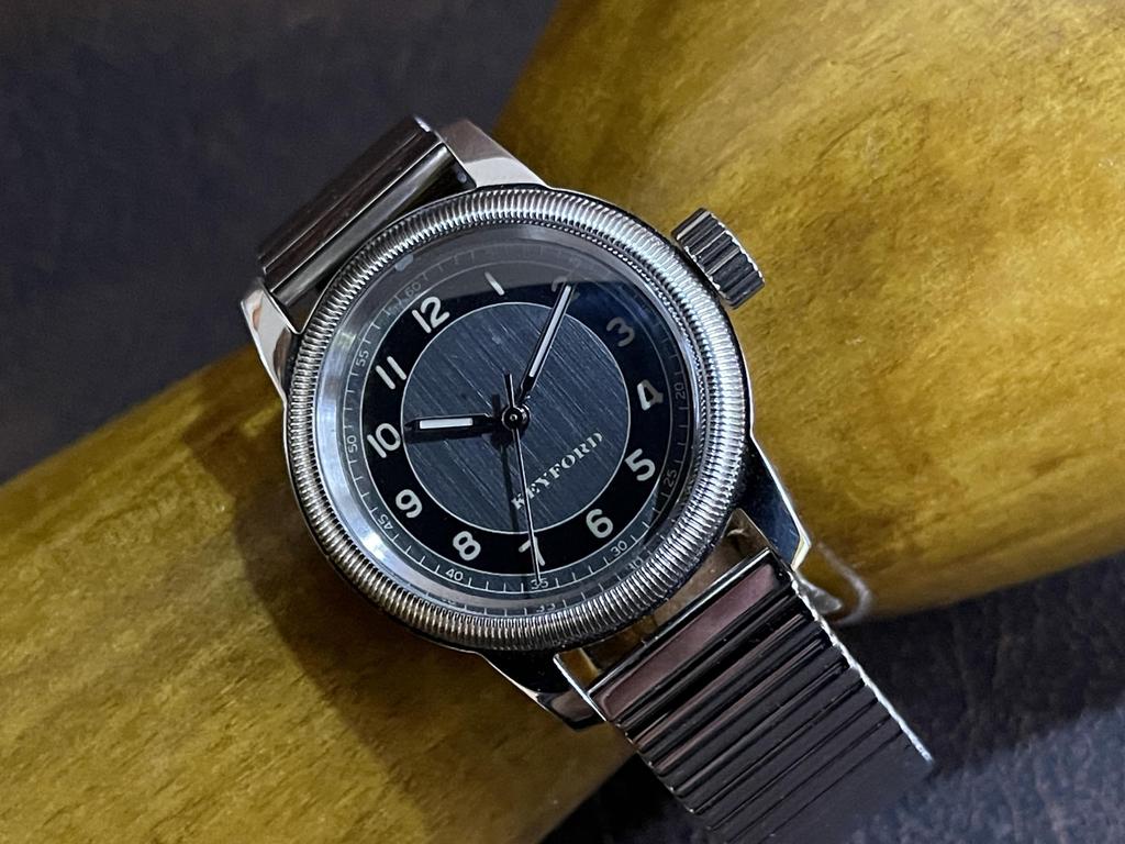 Военные часы с циферблатом в стиле смокинг, серые часы с циферблатом в стиле смокинг, серый удлинительный ремень [MRMW] Мужские