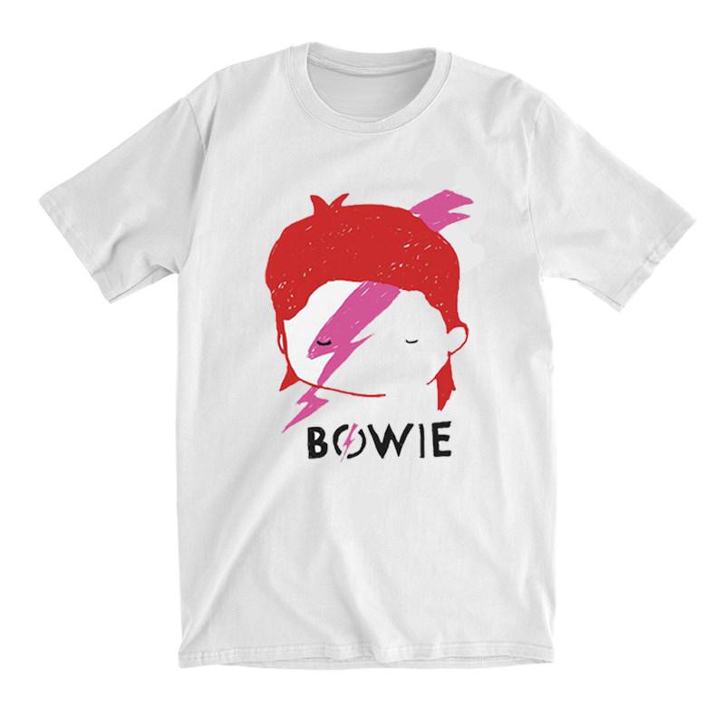 David Bowie Graphic Vintage Unisexs TShirt Unisexs Womens Cotton Y2k Fashion Popular Tee High Quality 2026 Summer T Shirt