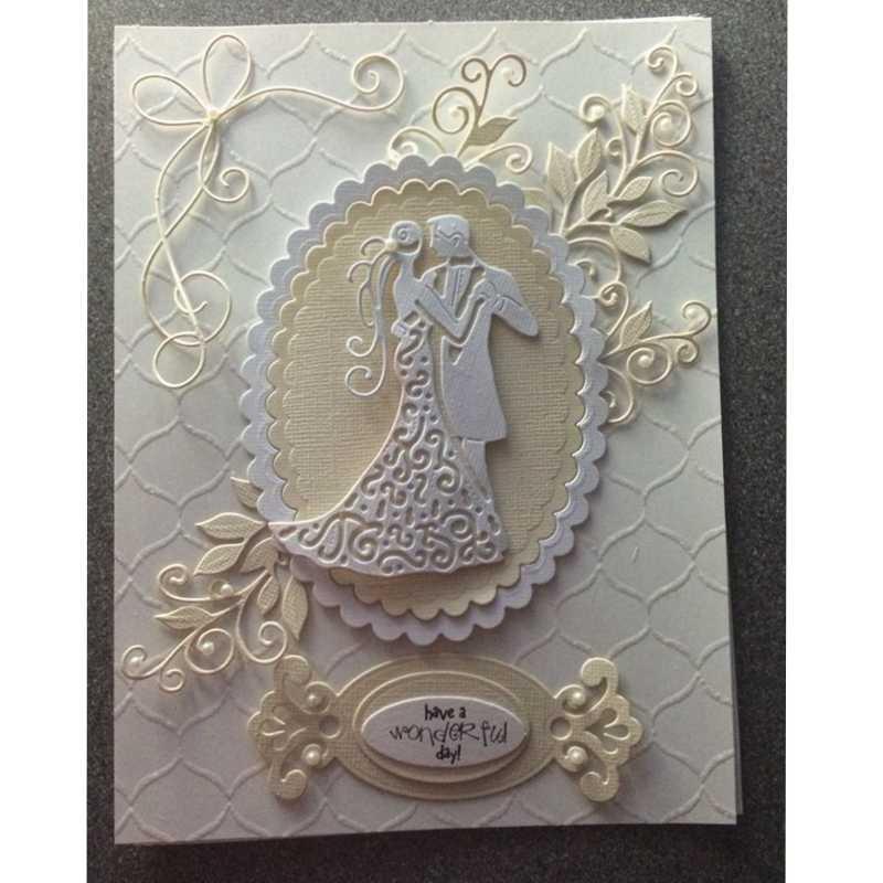 Metal Cutting Dies Stencils for Wedding DIY Scrapbooking Photo Album Decorative Embossing