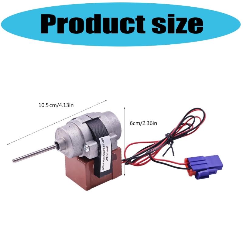12V 2.5W D4612AAA21 Refrigerator Fan Motor Assembly For B20CS80SNB/01 B20CS50SNB/01 B20CS51SNI/01 Replacement Housing