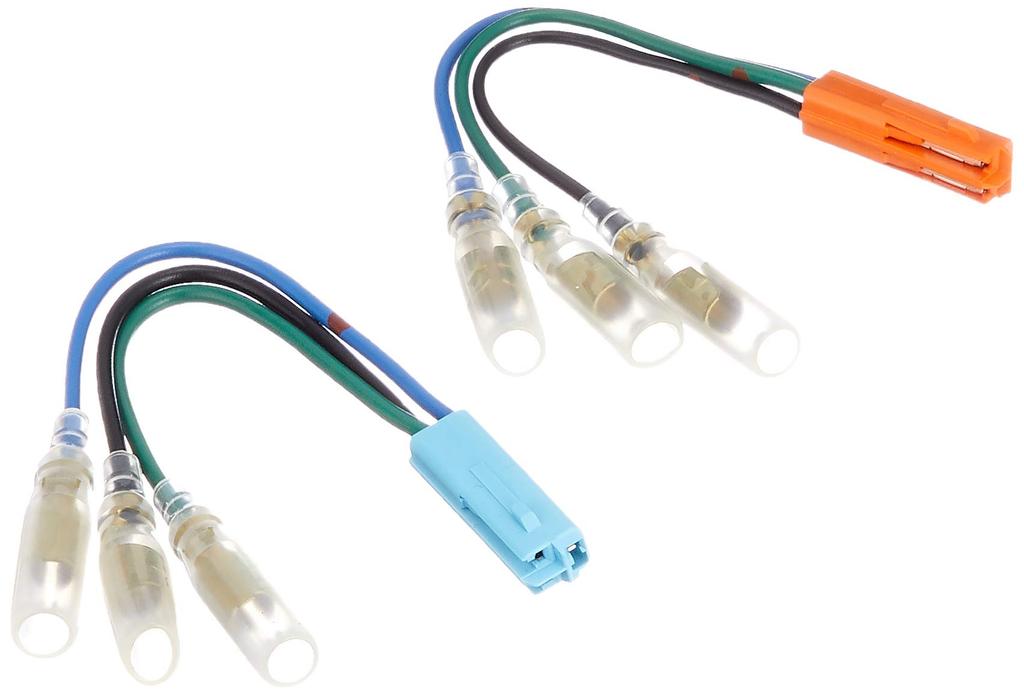 POSH 091575 Мотоциклетные принадлежности Комплект переходников для указателей поворота Honda Тип нового разъема Двойной шарик