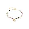 Bracelet - LUXENTER - Suor - Argent 925 - Or Jaune 18K - Cristal Multicolore