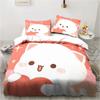 3d Printing Cartoon Bubu Dudu Bedding Set Three-piece Set Anime Adult Kid Bedroom Duvet Cover Sets Home Textiles Birthday Gifts
