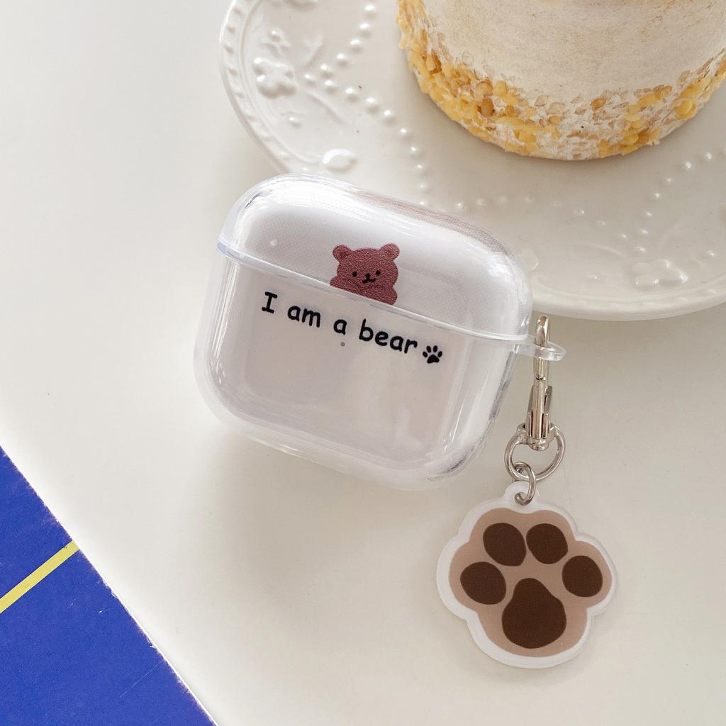 Подходит для Apple AirPods 1/1/1/1 поколения pro1 беспроводной Bluetooth-гарнитуры чехол лапа медведя