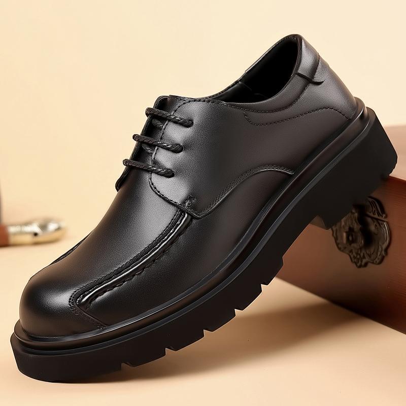Высококачественные мужские повседневные кожаные туфли, удобные туфли-оксфорды на шнуровке, мужская нескользящая деловая обувь для отдыха, кроссовки для прогулок