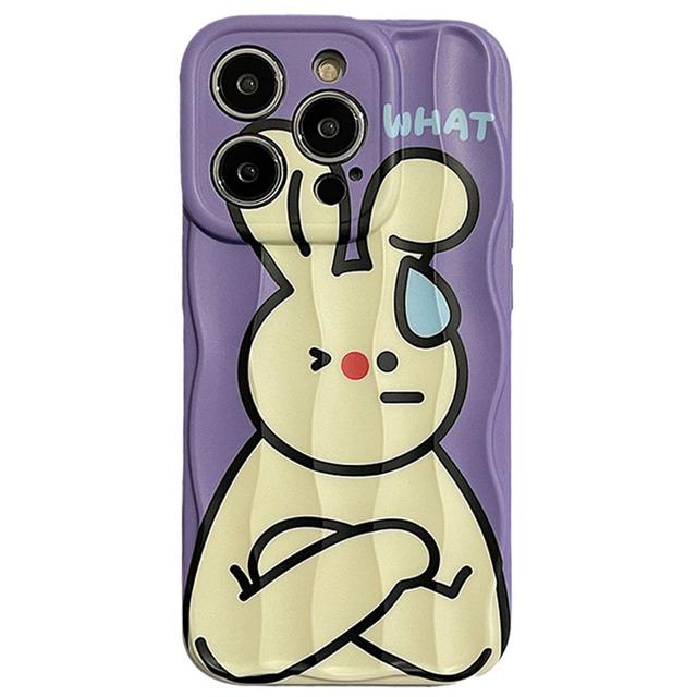 Силиконовый чехол с забавным мультяшным кроликом Imd для Iphone 13 11 12 14 Pro Max 14 Plus, модный мягкий чехол