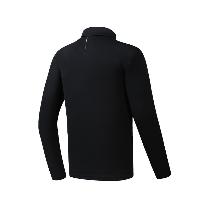Men's FILA Polo Shirts Men's Pitch Black Polo Collar Moderate Straight Fit