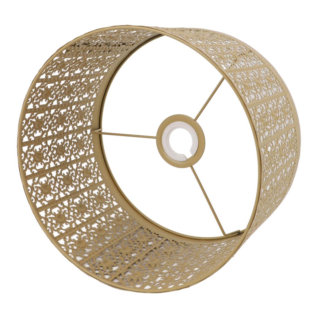Lamp Shade Hollow Out Metal E27 E14 Clip On Easy Installation Durable Lamp Cover for Table Bedroom