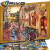 5D Алмазная вышивка Крестом Улица Алмазная картина Пейзаж Алмазная мозаика Велосипедный декор для дома