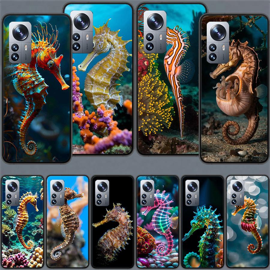 Seahorse Underwater Fantasy Phone Case For Xiaomi Poco X7 X6 M8 M7 M6 M4 M3 X4 Pro F7 Ultra M5S Mi 14 14T 15 15T 12T 10T Pro 12S