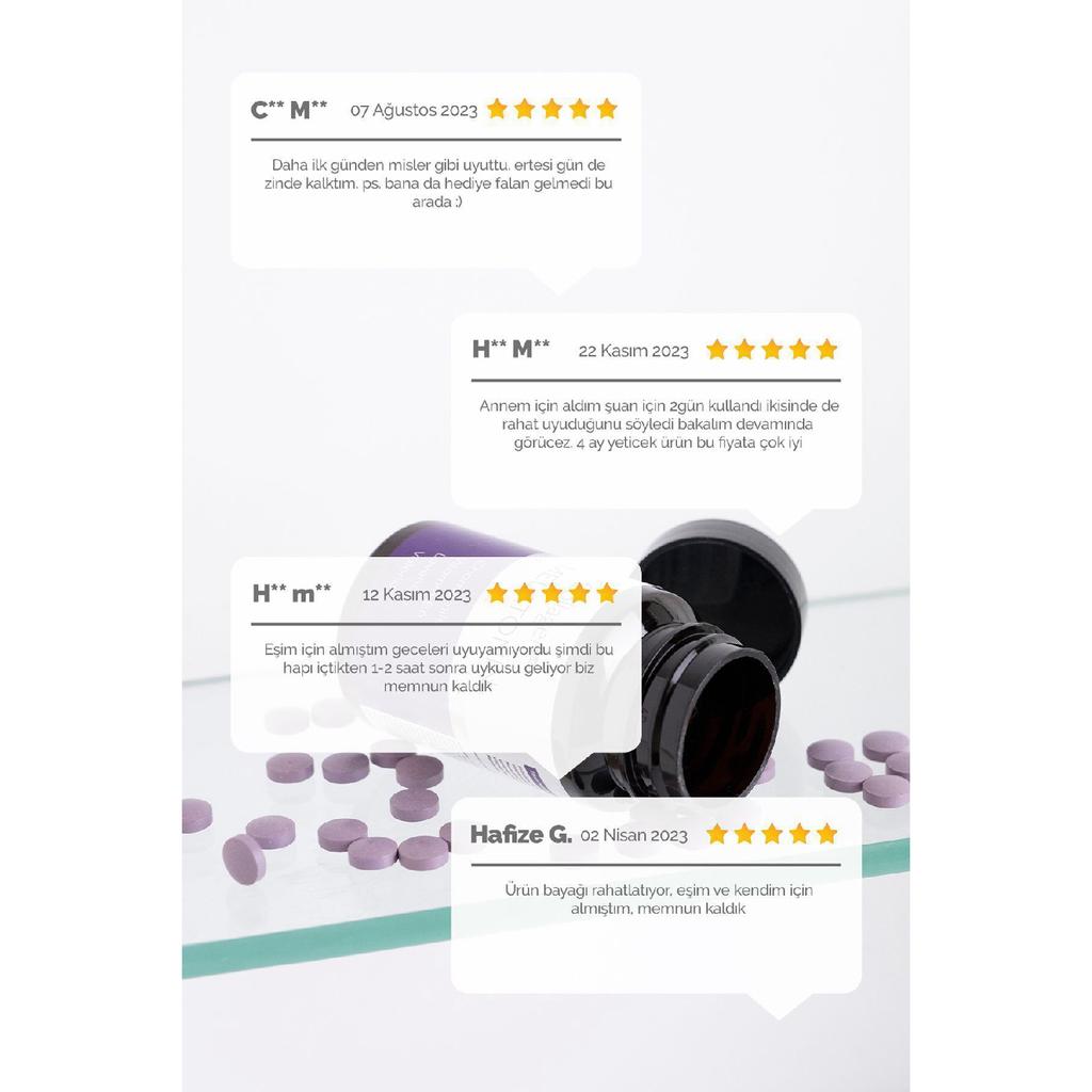 Melatonin 3mg, Hydrolyized Collagen, Vitamin B6, Lavender, Daisy